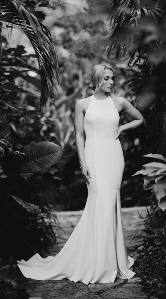 White slip wedding dress - Wendy Makin Bridal