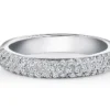 Montague_White Gold_Diamond Encrusted_Halfband_Front_white