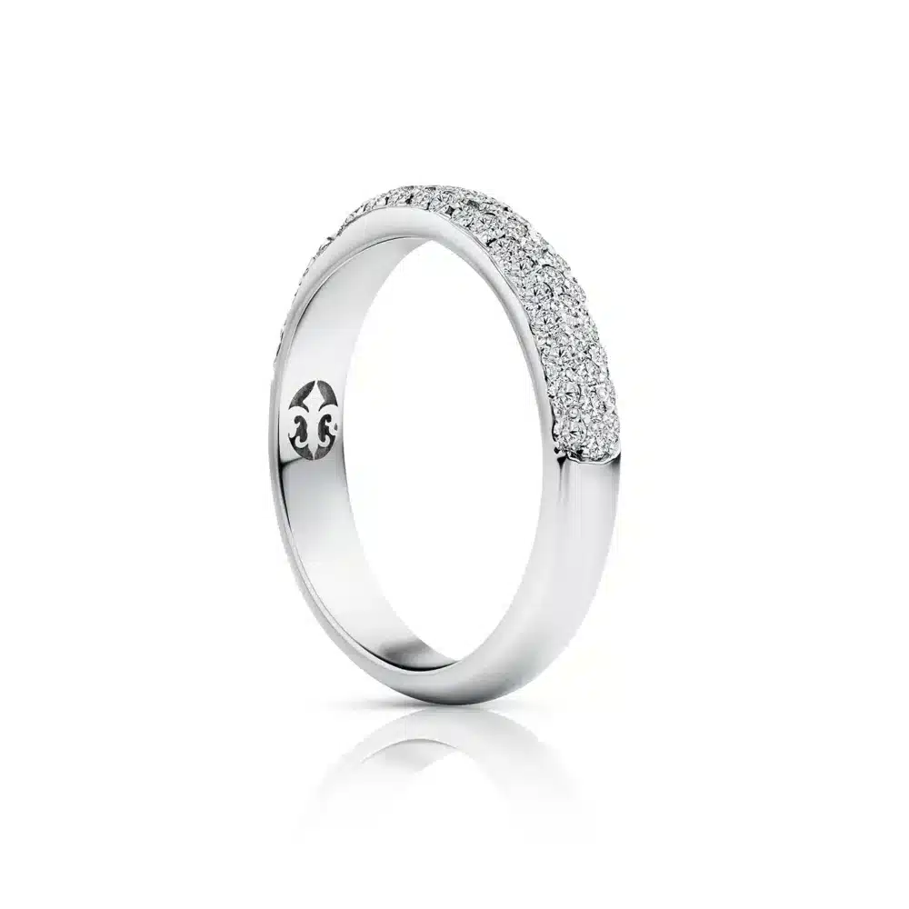 Montague_White Gold_Diamond Encrusted_Halfband_Profile_white
