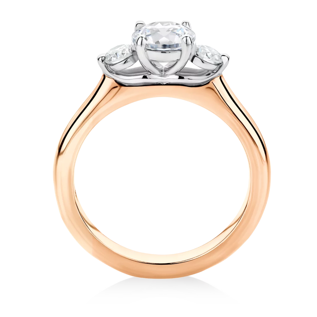 Banksia-Side-Rose-Gold-Two-Tone-Trilogy-Round-Diamond-Engagement-Ring