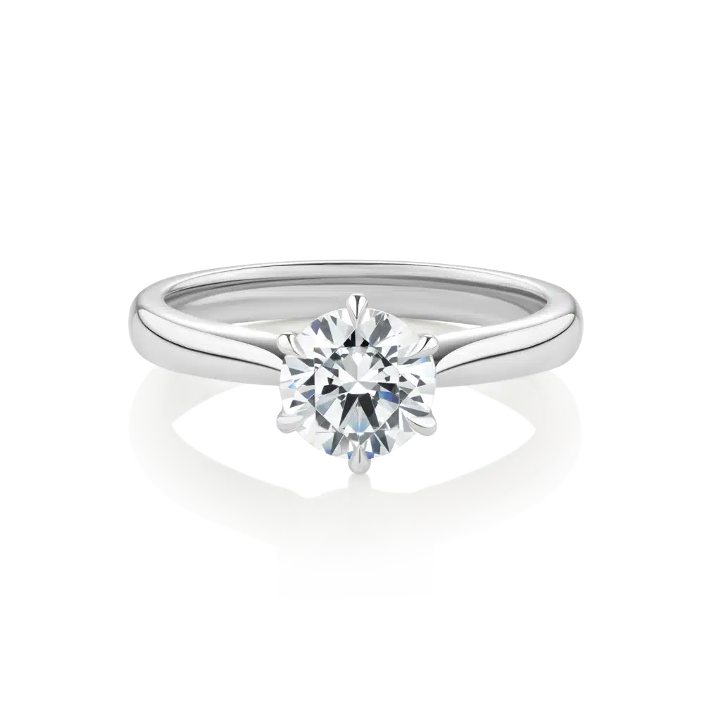 Gardenia-six-claw-platinum-engagement-ring