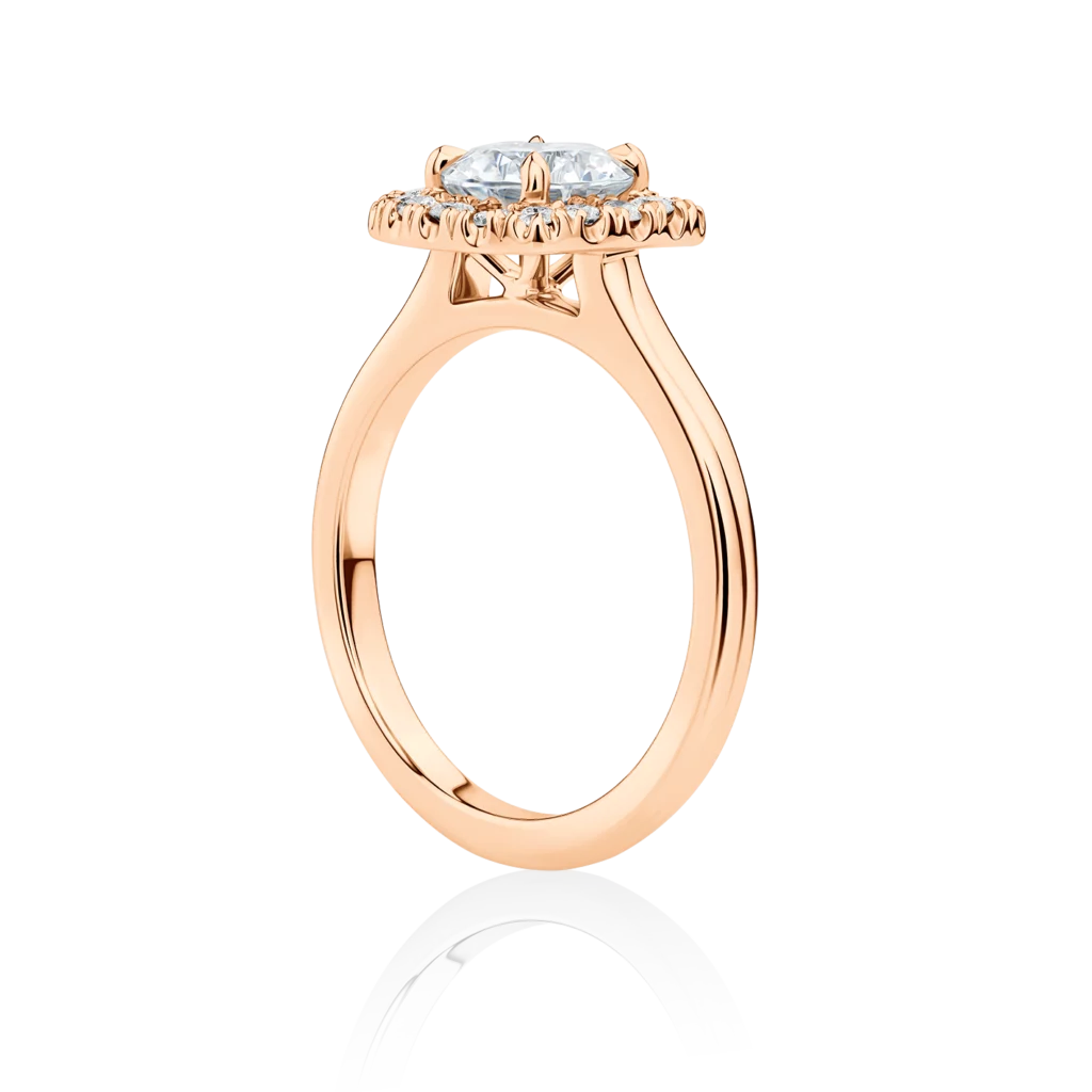 Laurina-Side-Rose-Gold-Halo-Round-Diamond-Engagement-Ring