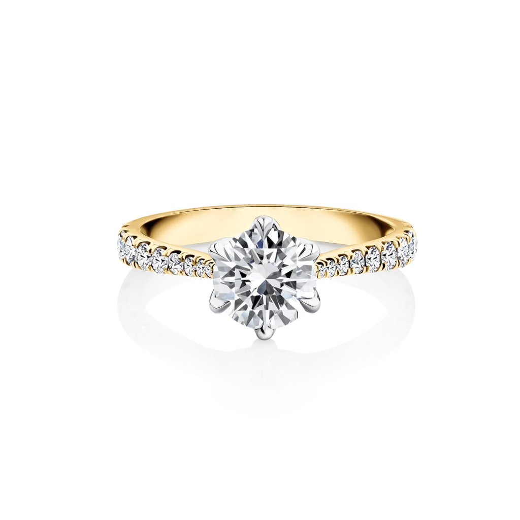 Maireana-Yellow-Gold-Two-Tone-Round-Diamond-Engagement-Ring
