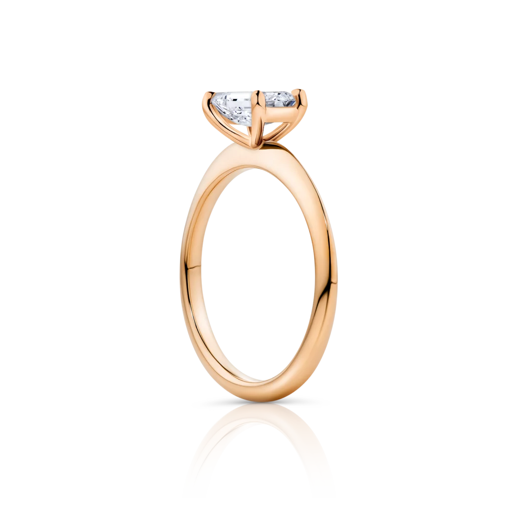 Waratah-Emerald-Rose-Gold-Side-Emerald-Diamond-Engagement-Ring