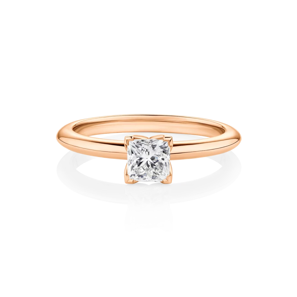 Willow-Princess-Rose-Gold-Princess-Diamond-Engagement-Ring