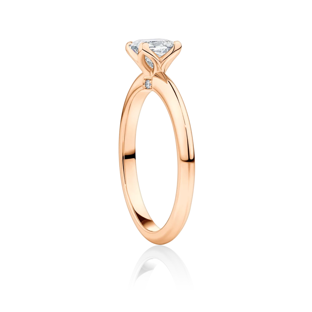 Willow-Princess-Rose-Gold-Side-Princess-Diamond-Engagement-Ring