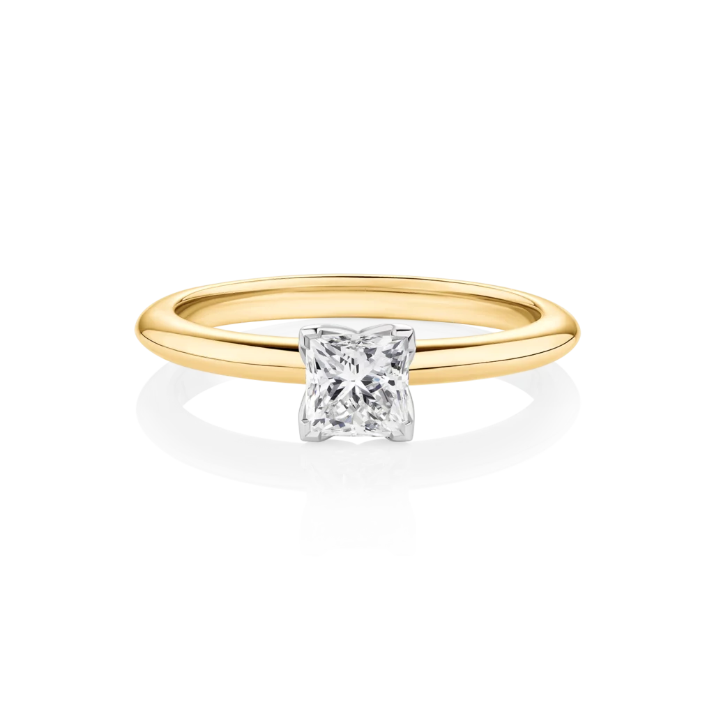 Willow-Princess-Yellow-Gold-Two-Tone-Princess-Diamond-Engagement-Ring
